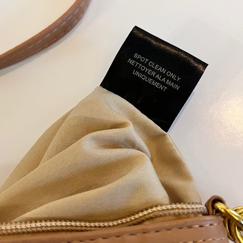 Stylish Natural and Pink Crossbody Bag - Picture 9 of 9